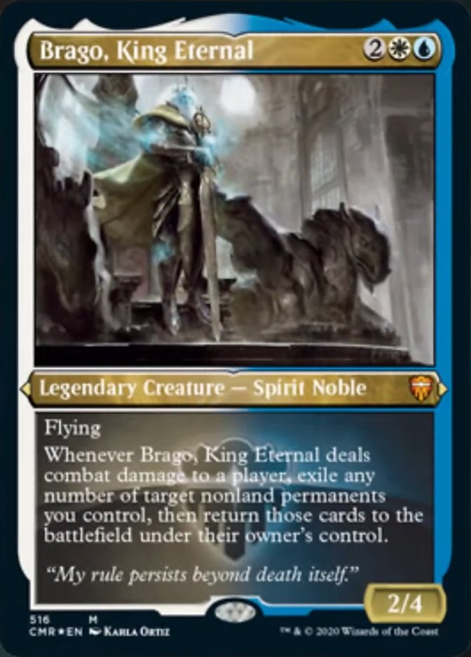 Brago, King Eternal (Etched) [Commander Legends] | Lots Moore NSW