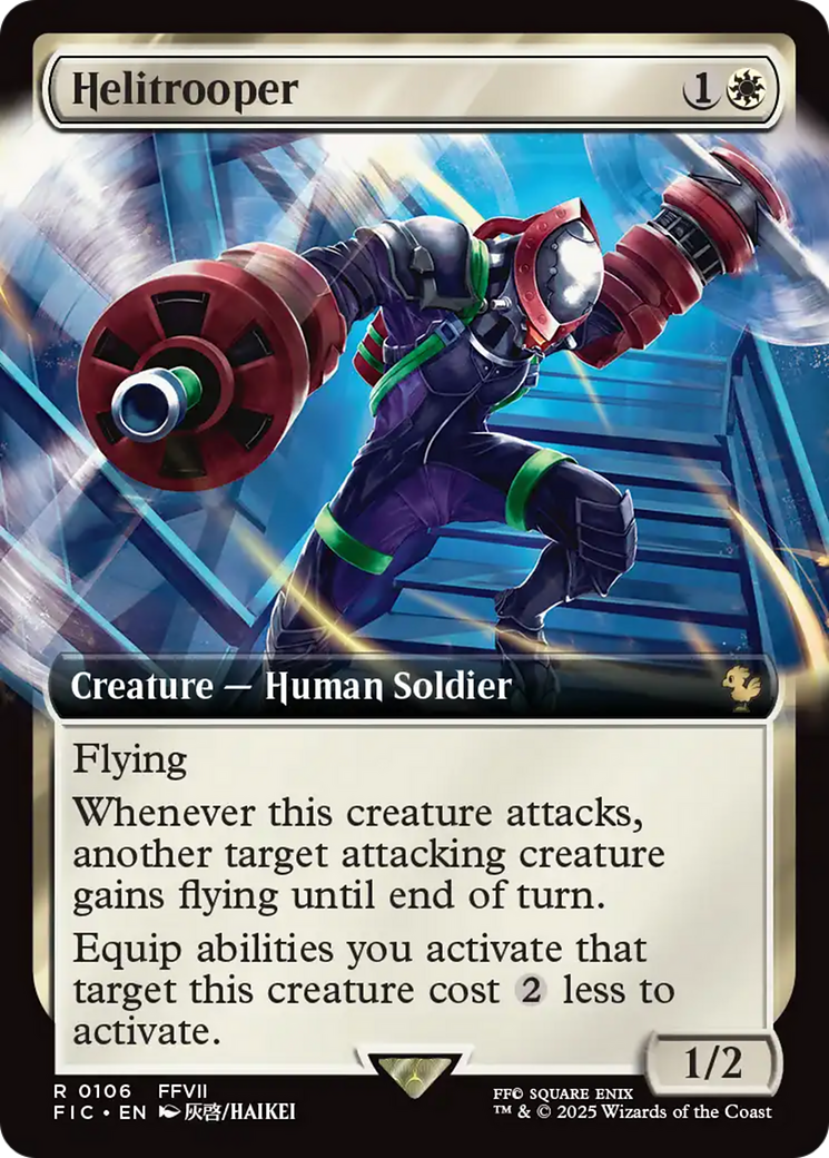 Helitrooper (Extended Art) [FINAL FANTASY Commander] | Lots Moore NSW