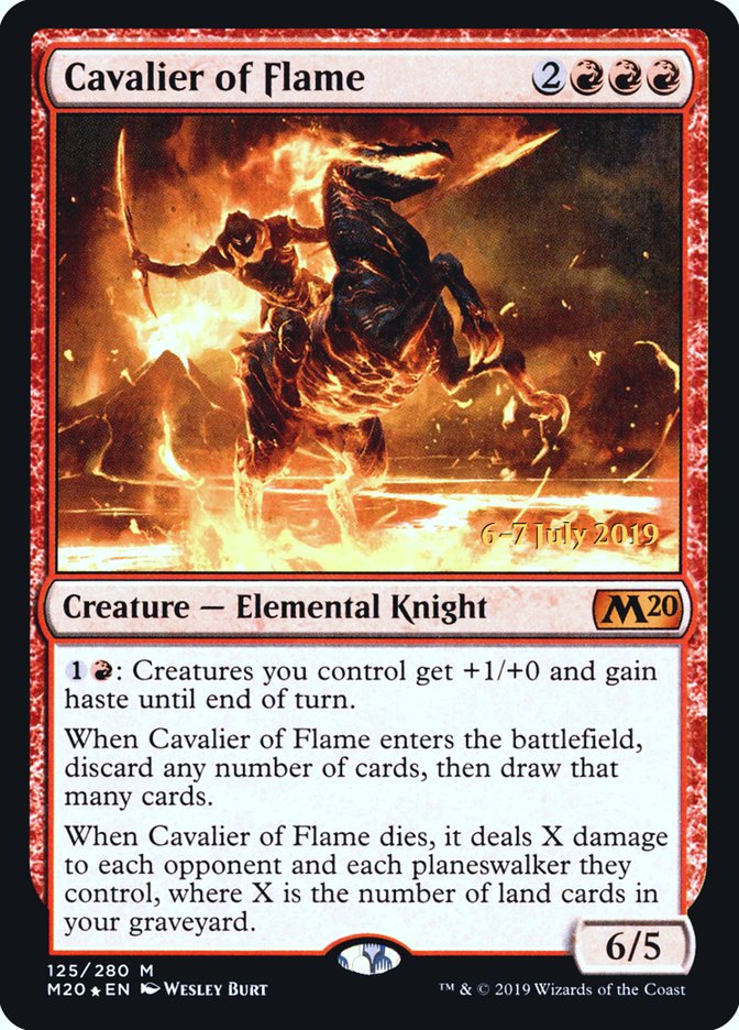 Cavalier of Flame [Core Set 2020 Prerelease Promos] | Lots Moore NSW