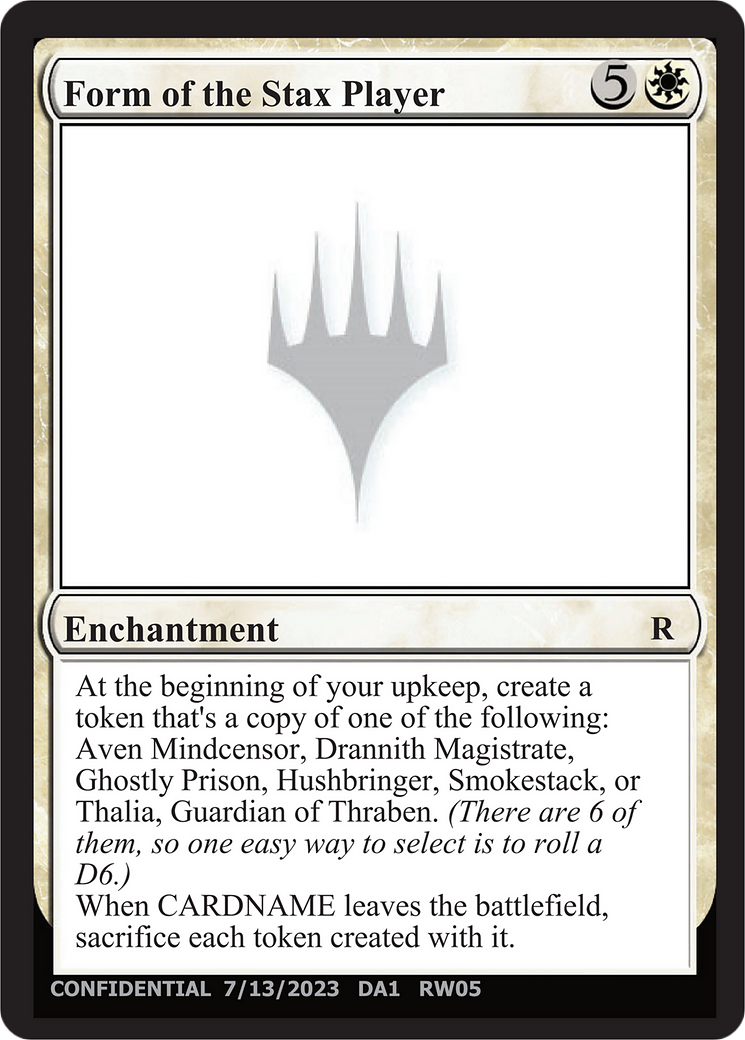 Form of the Stax Player [Unknown Event] | Lots Moore NSW