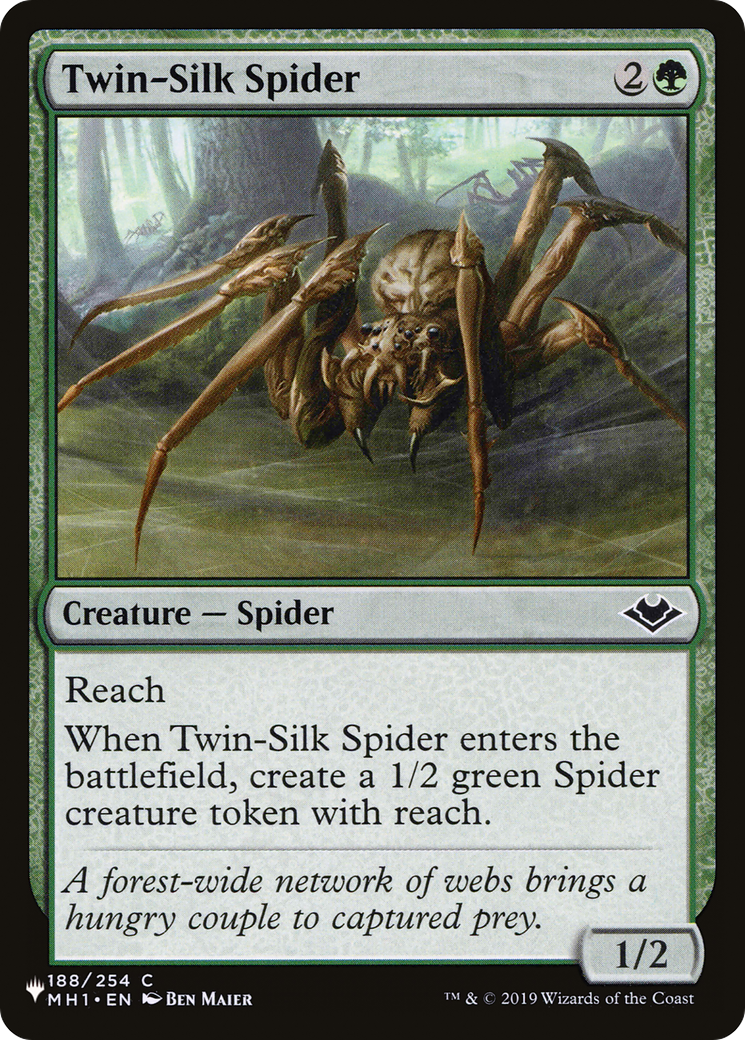 Twin-Silk Spider [The List Reprints] | Lots Moore NSW