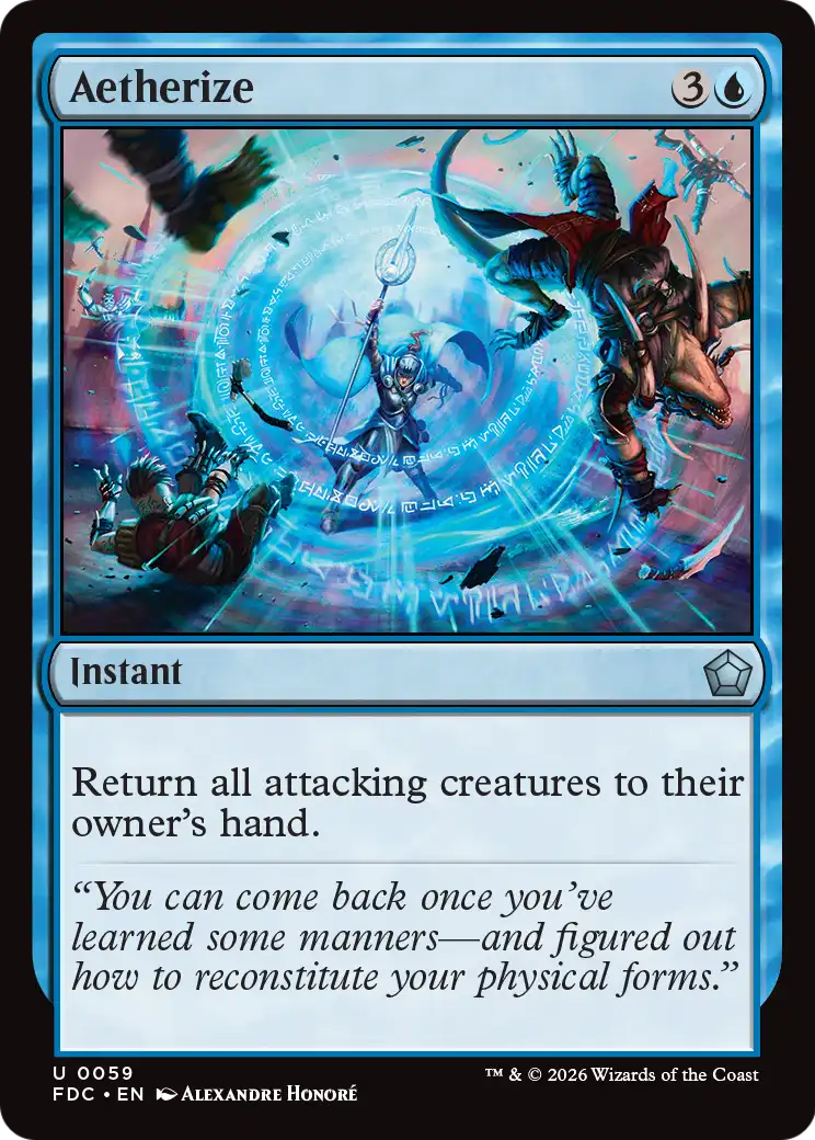 Aetherize [Foundations Commander] | Lots Moore NSW