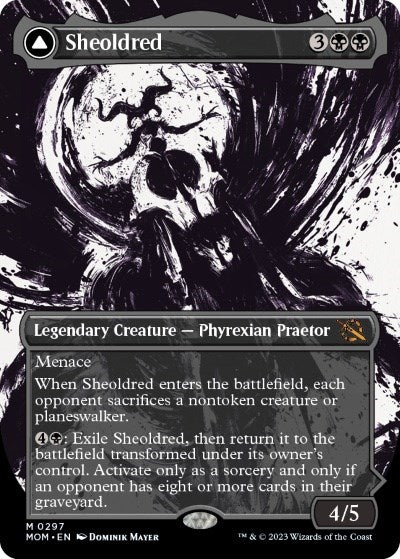 Sheoldred // The True Scriptures (Showcase Planar Booster Fun) [March of the Machine] | Lots Moore NSW