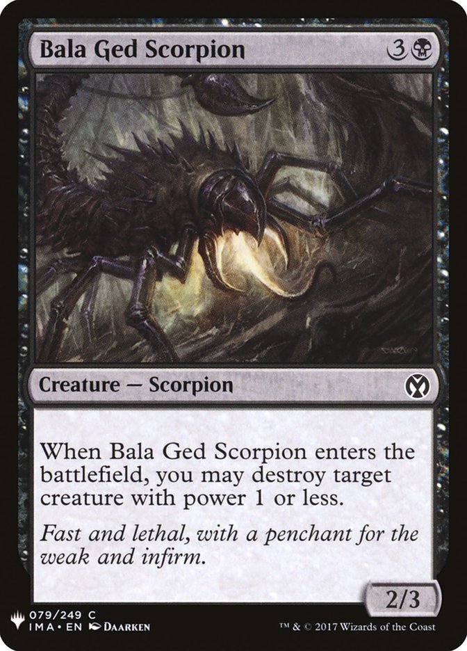 Bala Ged Scorpion [Mystery Booster] | Lots Moore NSW