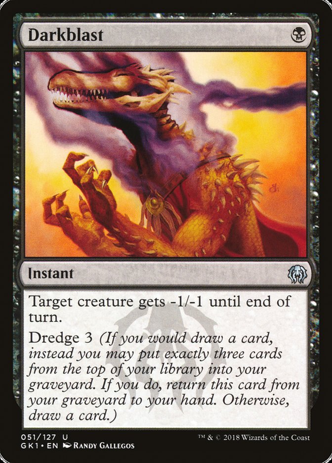 Darkblast [Guilds of Ravnica Guild Kit] | Lots Moore NSW