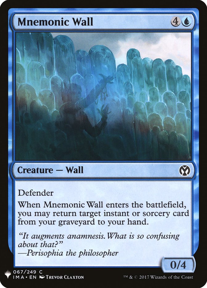 Mnemonic Wall [Mystery Booster] | Lots Moore NSW