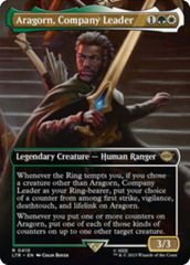 Aragorn, Company Leader (Borderless Alternate Art) [The Lord of the Rings: Tales of Middle-Earth] | Lots Moore NSW