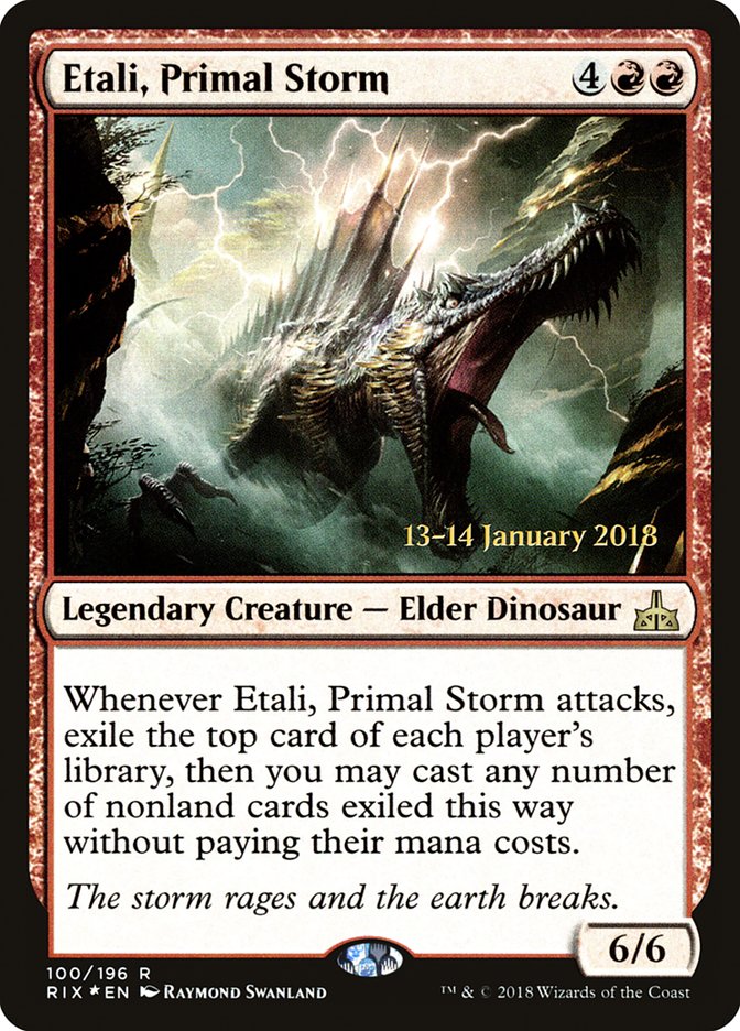 Etali, Primal Storm [Rivals of Ixalan Prerelease Promos] | Lots Moore NSW