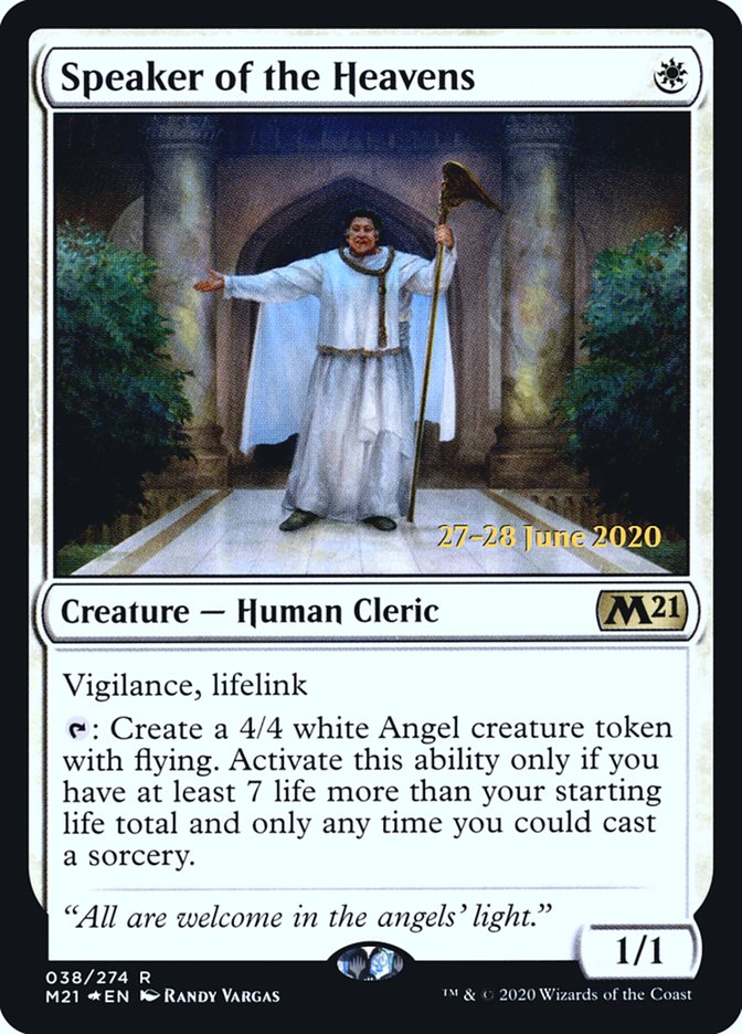Speaker of the Heavens [Core Set 2021 Prerelease Promos] | Lots Moore NSW