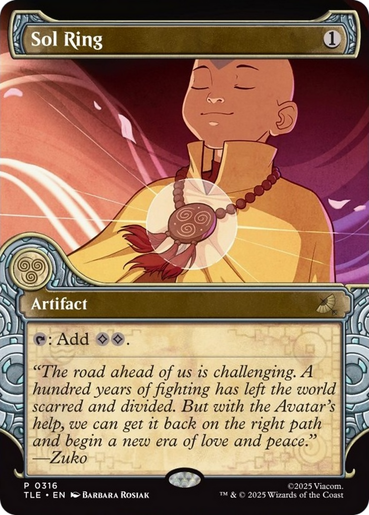 Sol Ring (Showcase) [Avatar: The Last Airbender: Eternal-Legal] Magic: The Gathering | Lots Moore NSW