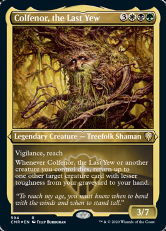 Colfenor, the Last Yew (Etched) [Commander Legends] | Lots Moore NSW