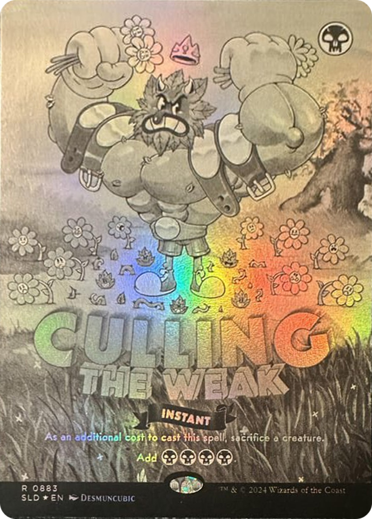 Culling the Weak (Black & White Foil) [Secret Lair Drop Series] | Lots Moore NSW