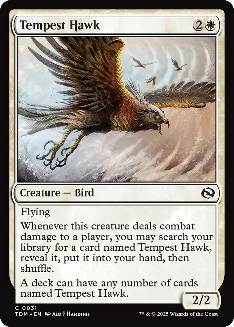 Tempest Hawk [Tarkir: Dragonstorm] | Lots Moore NSW