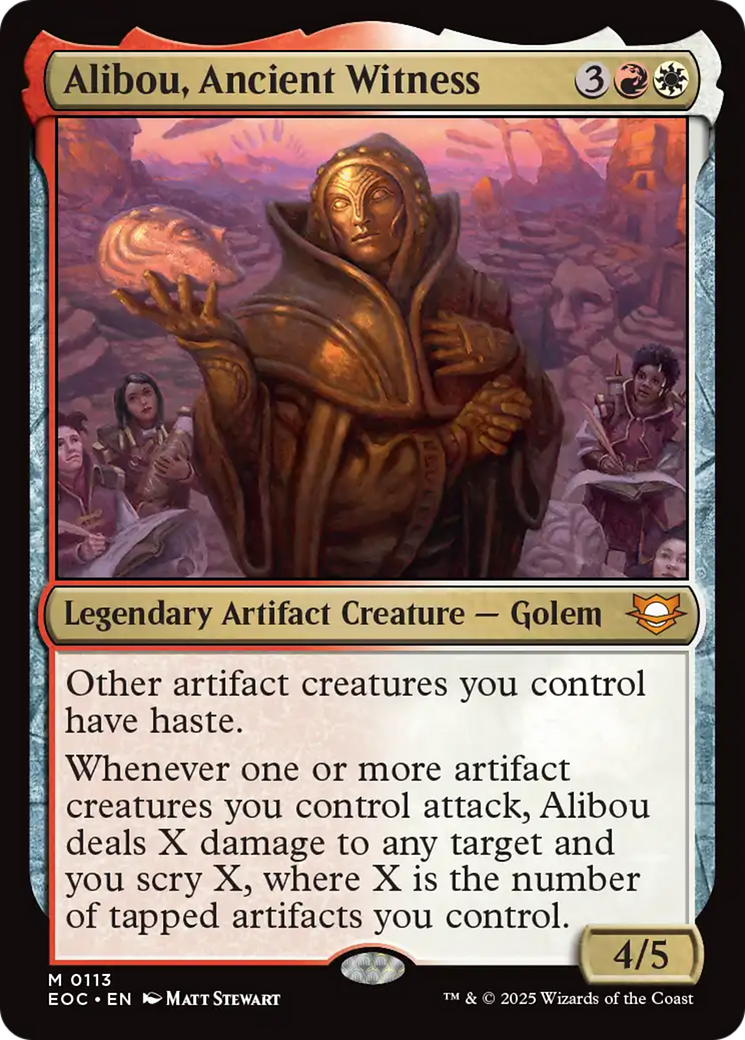 Alibou, Ancient Witness [Edge of Eternities Commander] | Lots Moore NSW