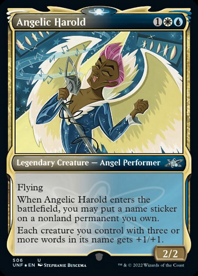 Angelic Harold (Showcase) (Galaxy Foil) [Unfinity] | Lots Moore NSW