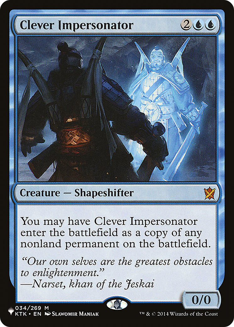 Clever Impersonator [The List Reprints] | Lots Moore NSW