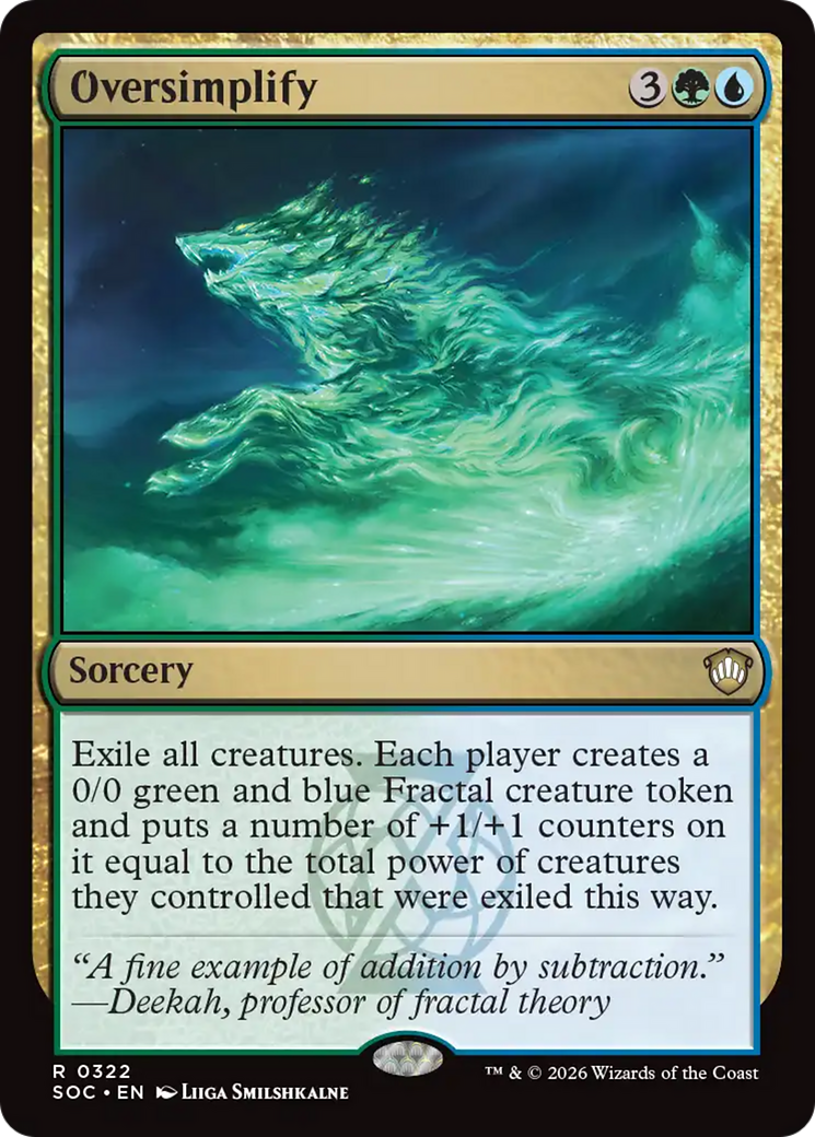 Oversimplify [Secrets of Strixhaven Commander] | Lots Moore NSW