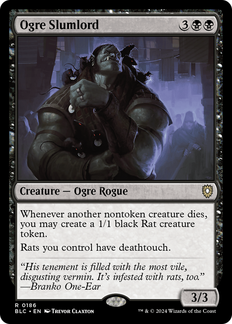 Ogre Slumlord [Bloomburrow Commander] | Lots Moore NSW