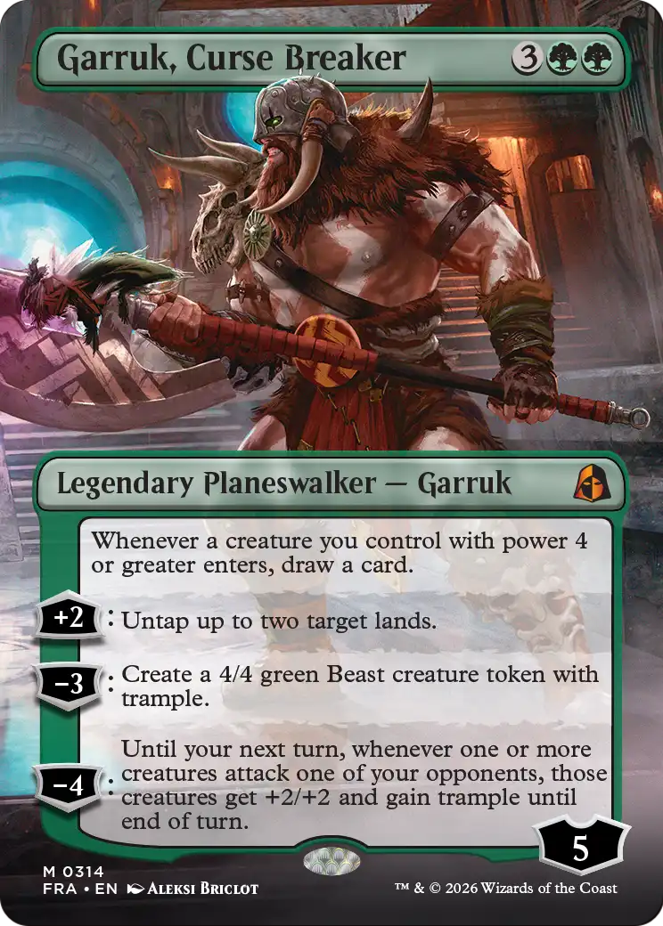 Garruk, Curse Breaker (Borderless) [Reality Fracture] | Lots Moore NSW