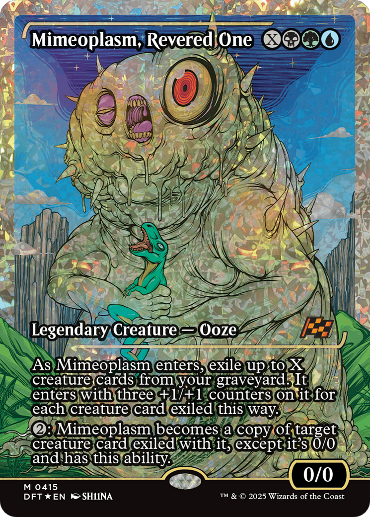 Mimeoplasm, Revered One (Showcase) (Fracture Foil) [Aetherdrift] | Lots Moore NSW