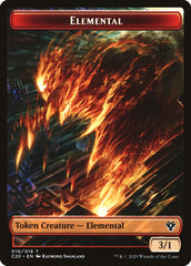 Angel // Elemental (010) Double-Sided Token [Commander 2020 Tokens] | Lots Moore NSW