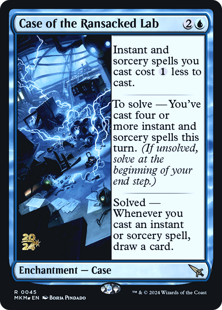 Case of the Ransacked Lab [Murders at Karlov Manor Prerelease Promos] | Lots Moore NSW