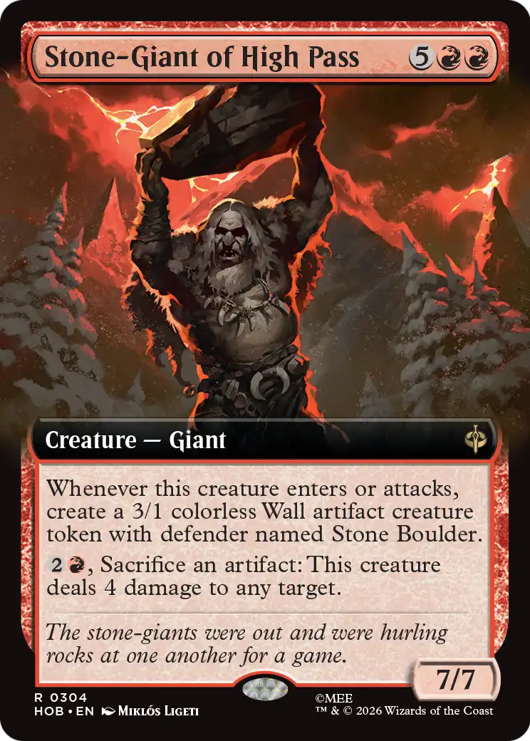 Stone-Giant of High Pass (Extended Art) [The Hobbit] | Lots Moore NSW