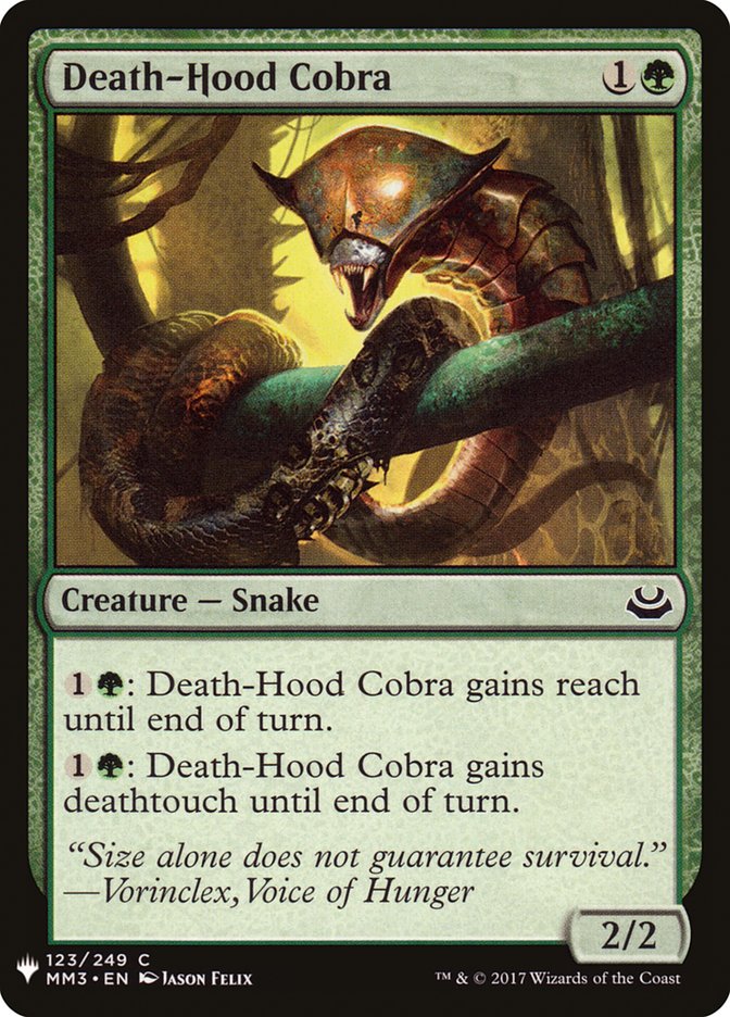 Death-Hood Cobra [Mystery Booster] | Lots Moore NSW
