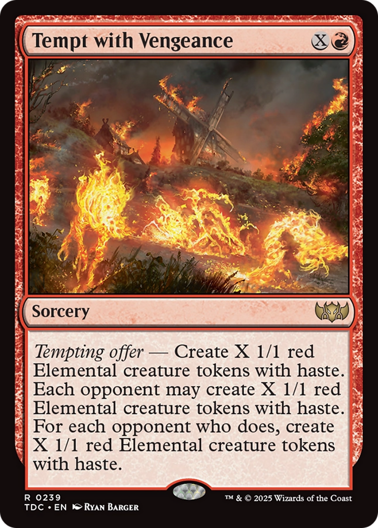Tempt with Vengeance [Tarkir: Dragonstorm Commander] | Lots Moore NSW