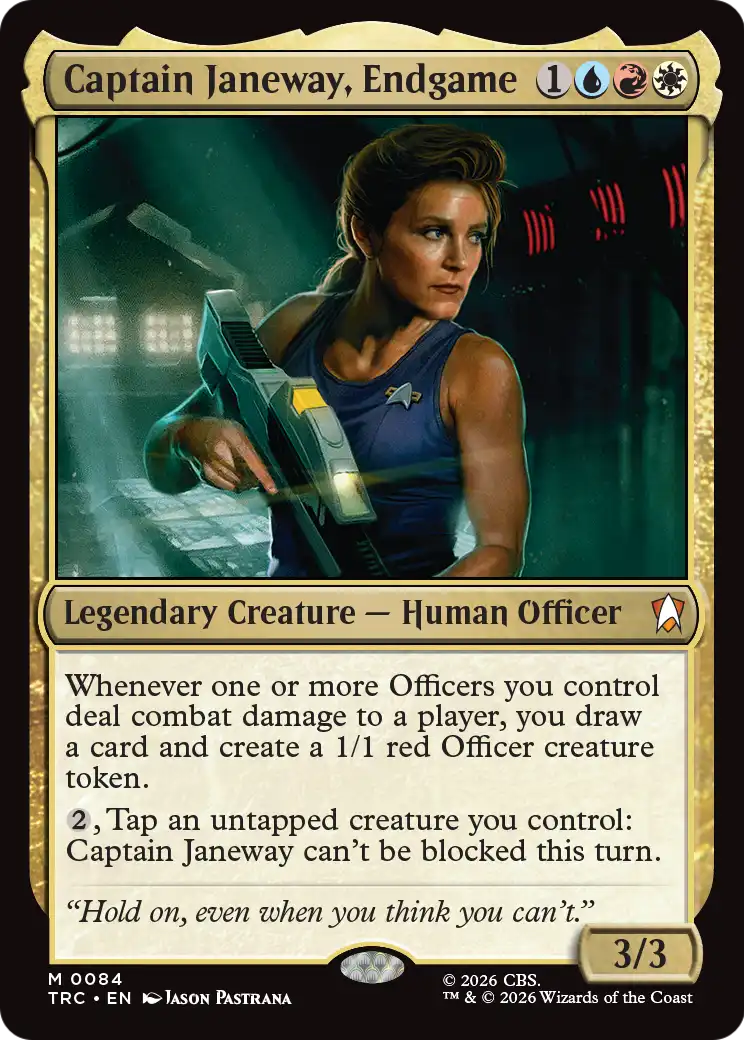 Captain Janeway, Endgame (Surge Foil) [Star Trek Commander] | Lots Moore NSW