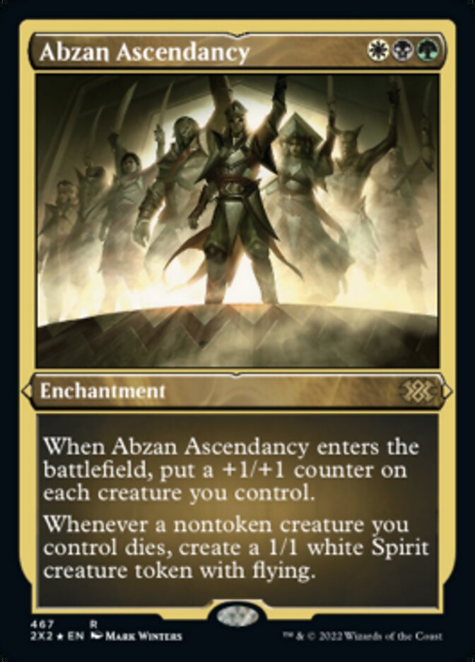 Abzan Ascendancy (Foil Etched) [Double Masters 2022] | Lots Moore NSW