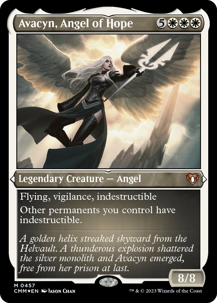 Avacyn, Angel of Hope (Foil Etched) [Commander Masters] | Lots Moore NSW