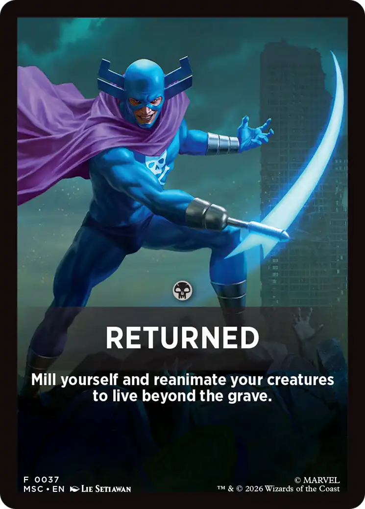 Returned Theme Card [Marvel Super Heroes Commander] | Lots Moore NSW