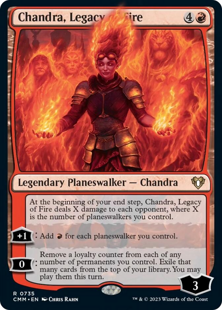 Chandra, Legacy of Fire [Commander Masters] | Lots Moore NSW