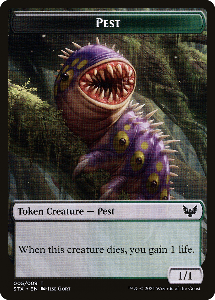 Pest // Lukka, Wayward Bonder Emblem Double-Sided Token [Secret Lair: From Cute to Brute Tokens] | Lots Moore NSW
