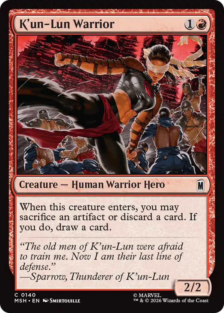 K'un-Lun Warrior [Marvel Super Heroes] | Lots Moore NSW