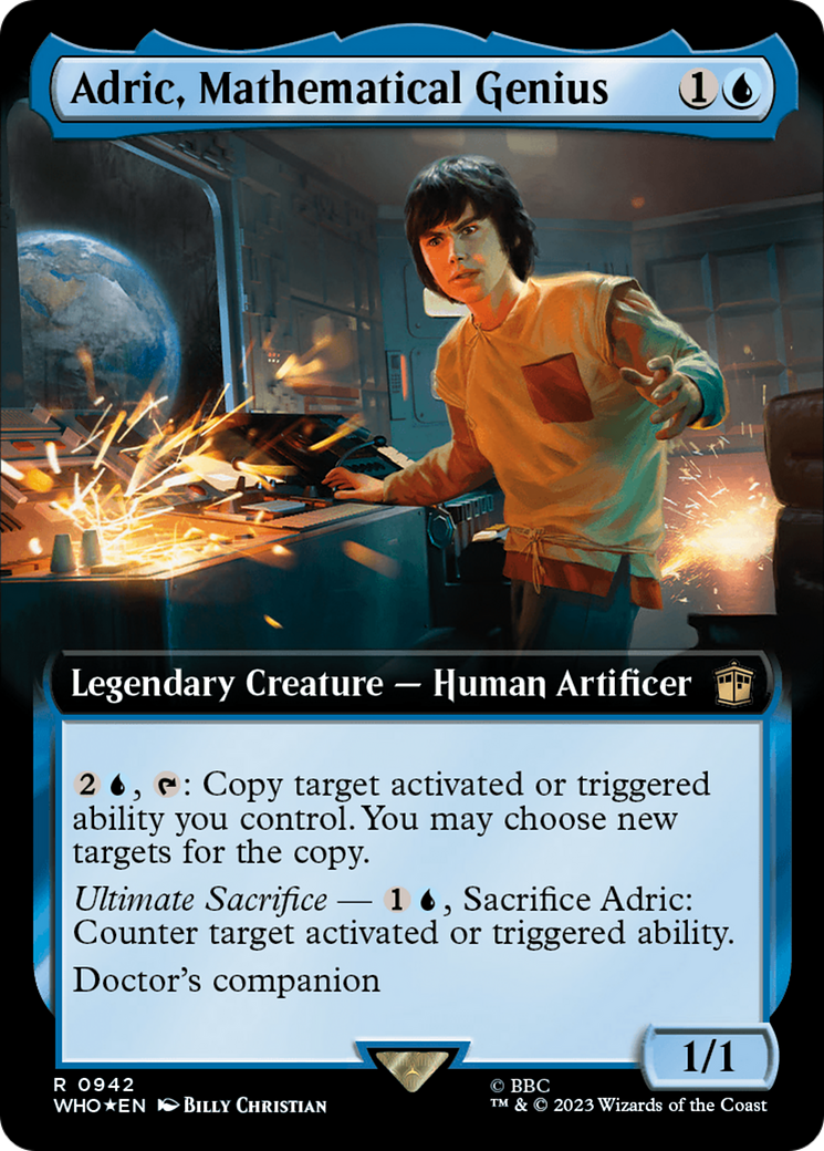 Adric, Mathematical Genius (Extended Art) (Surge Foil) [Doctor Who] | Lots Moore NSW