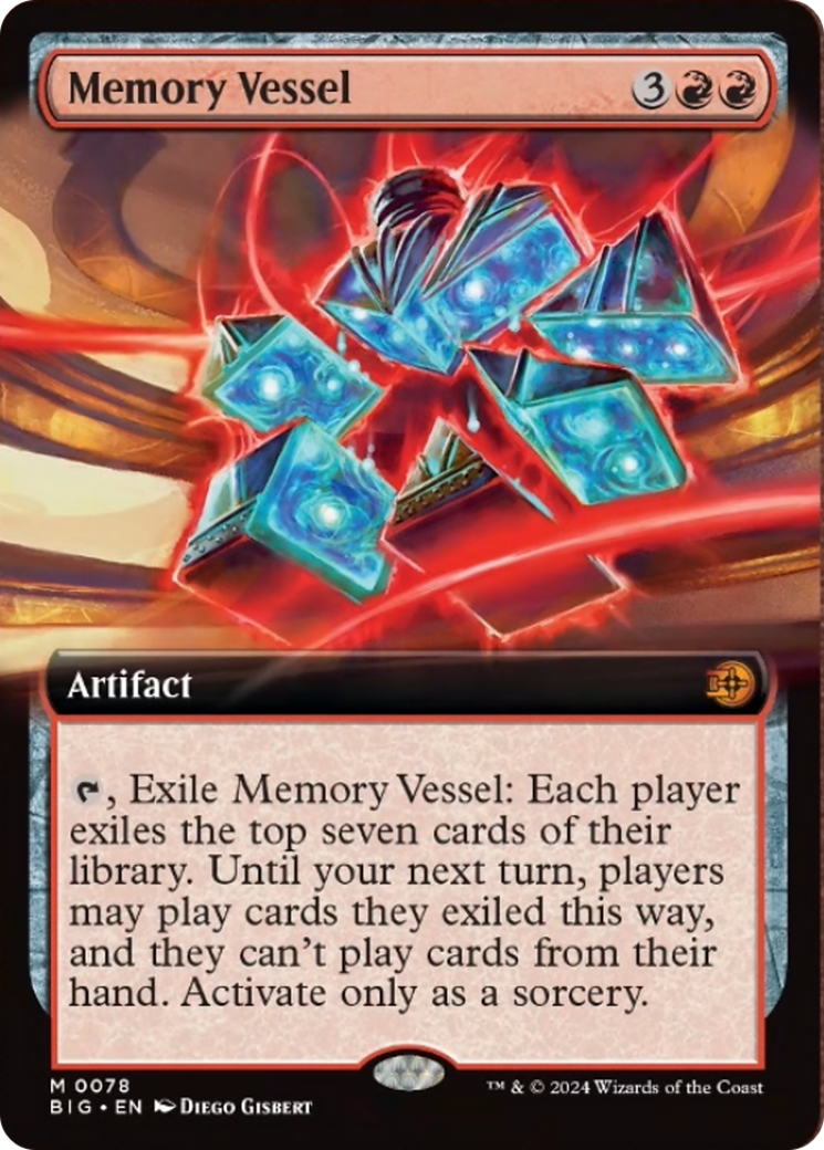 Memory Vessel (Extended Art) [Outlaws of Thunder Junction: The Big Score] | Lots Moore NSW