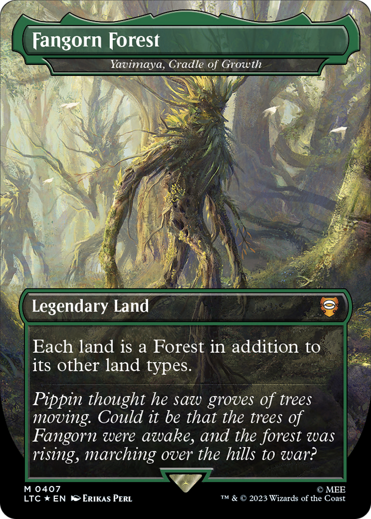 Fangorn Forest - Yavimaya, Cradle of Growth (Surge Foil Realms and Relics) [The Lord of the Rings: Tales of Middle-Earth Commander] | Lots Moore NSW