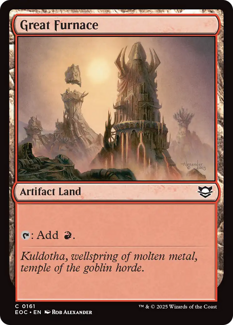 Great Furnace [Edge of Eternities Commander] | Lots Moore NSW