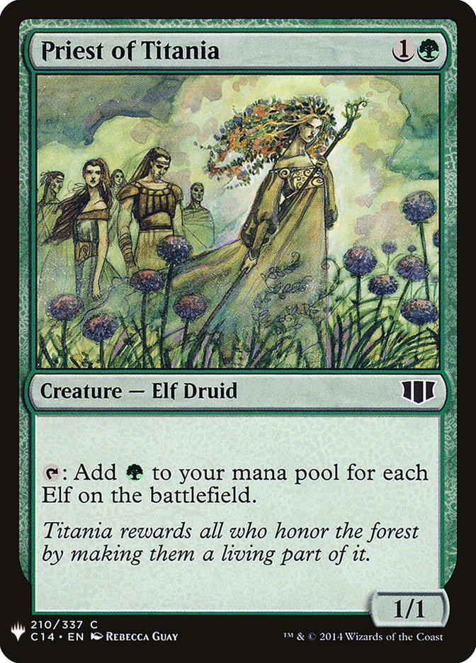 Priest of Titania [Mystery Booster] | Lots Moore NSW
