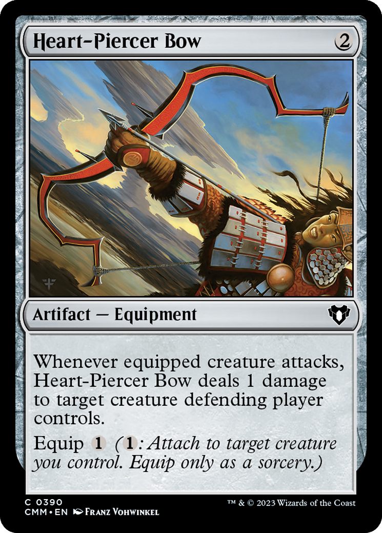 Heart-Piercer Bow [Commander Masters] | Lots Moore NSW