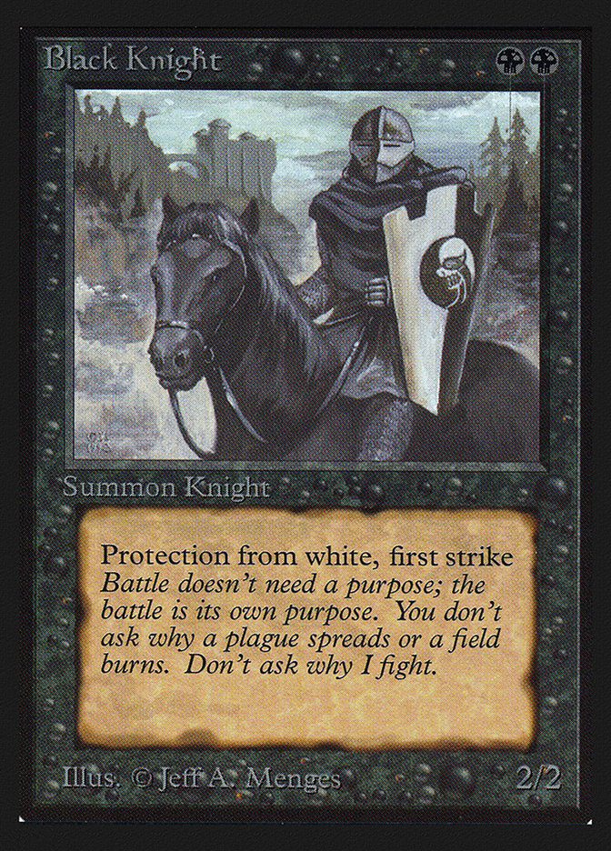 Black Knight [Collectors' Edition] | Lots Moore NSW