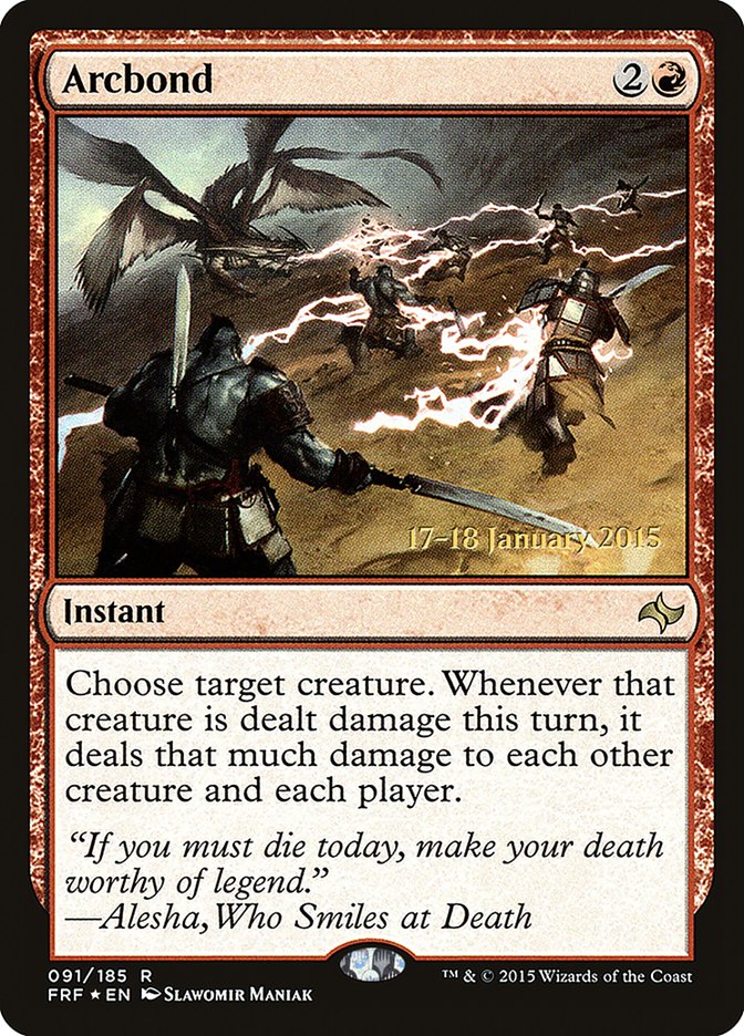 Arcbond [Fate Reforged Prerelease Promos] | Lots Moore NSW