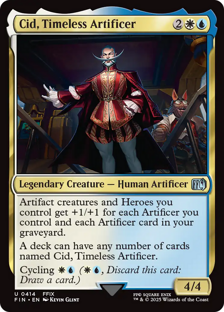 Cid, Timeless Artificer (0414) [FINAL FANTASY] | Lots Moore NSW
