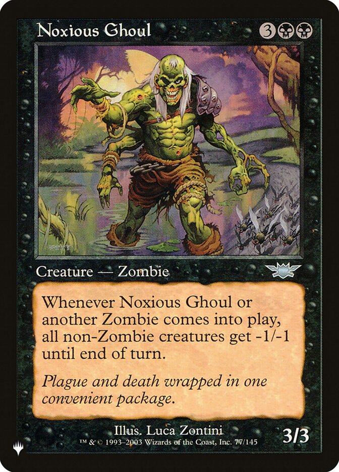 Noxious Ghoul [The List] | Lots Moore NSW