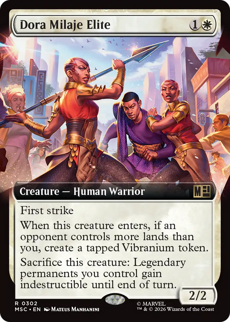 Dora Milaje Elite (Extended Art) [Marvel Super Heroes Commander] | Lots Moore NSW