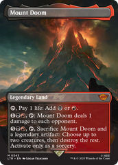 Mount Doom (Borderless Alternate Art) [The Lord of the Rings: Tales of Middle-Earth] | Lots Moore NSW