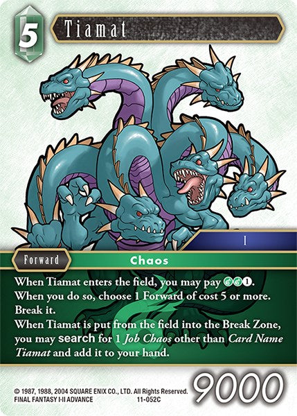 Tiamat [Opus XI] | Lots Moore NSW