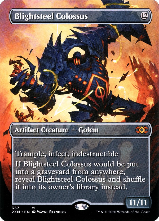 Blightsteel Colossus (Toppers) [Double Masters] | Lots Moore NSW